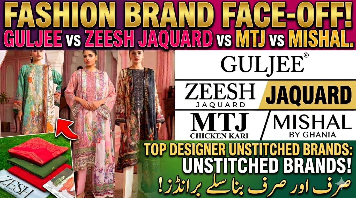 NEW COLLECTION! Fashion brand Face-off (GULL-JEE AND ZEESH JAQUARD)